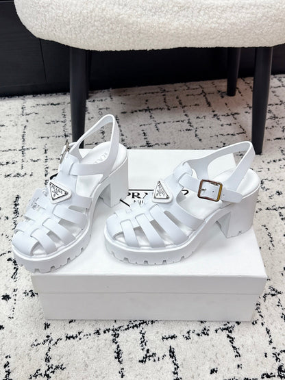 Prada 2026 Monolith Sandals 90mm Rubber 769827