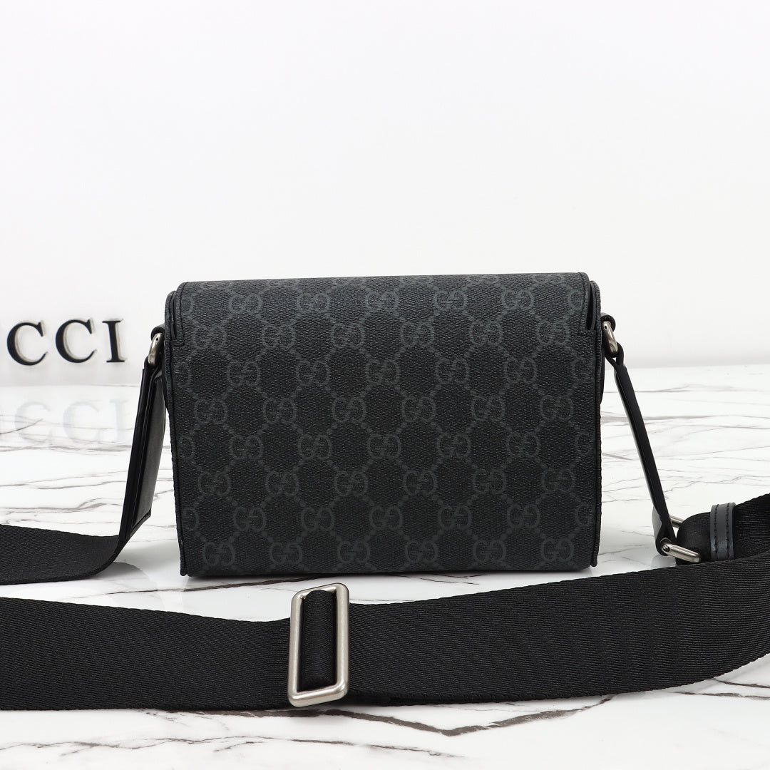 Gucci 2026 Horsebit 1955 Mini Bag 19cm Canvas Leather