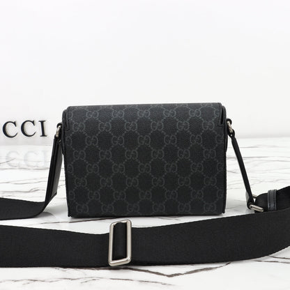 Gucci 2026 Horsebit 1955 Mini Bag 19cm Canvas Leather