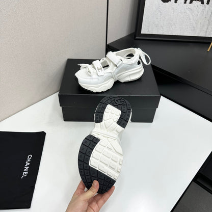 Chanel 2026 Casual Sneakers 30mm Mesh Calfskin 894891
