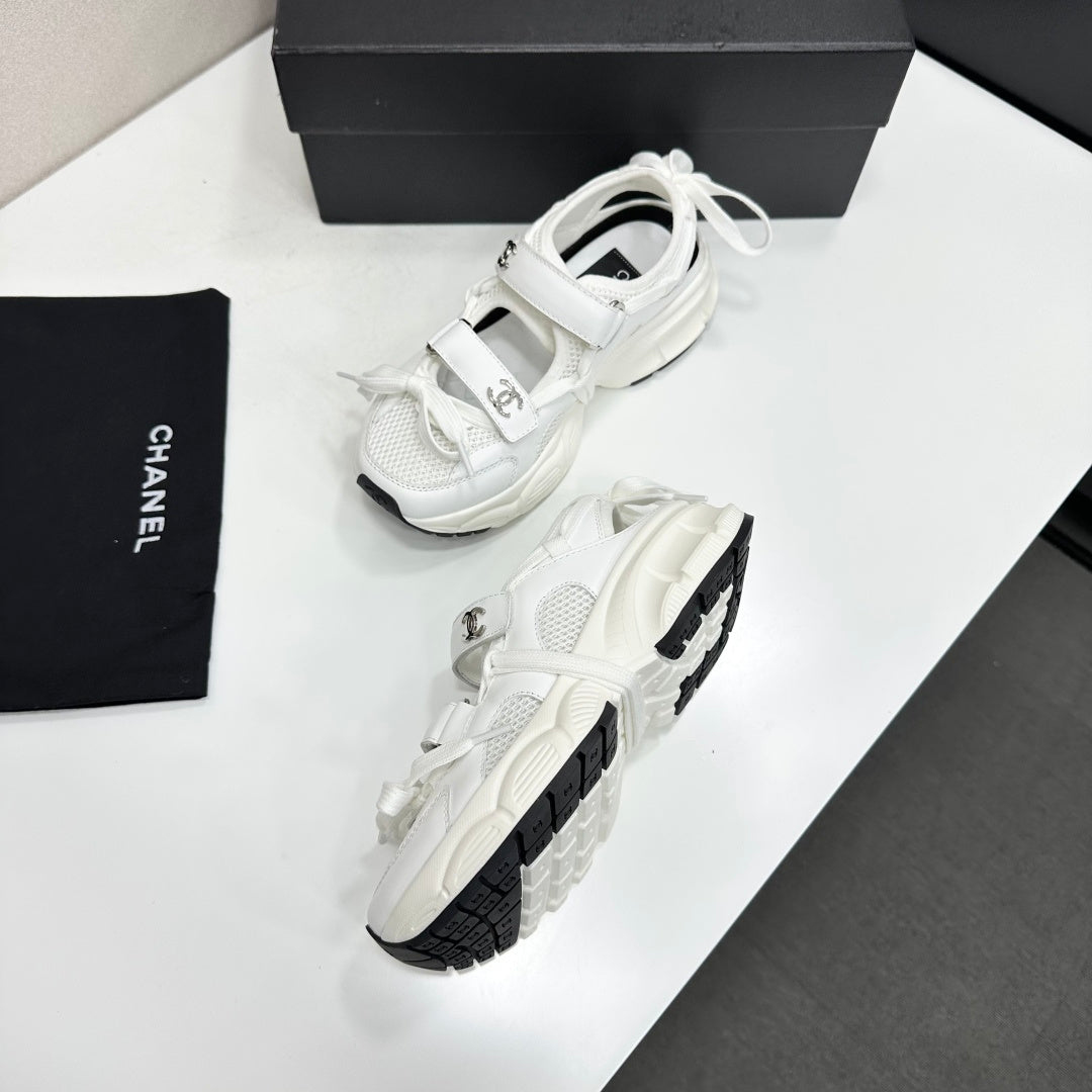 Chanel 2026 Casual Sneakers 30mm Mesh Calfskin 894891