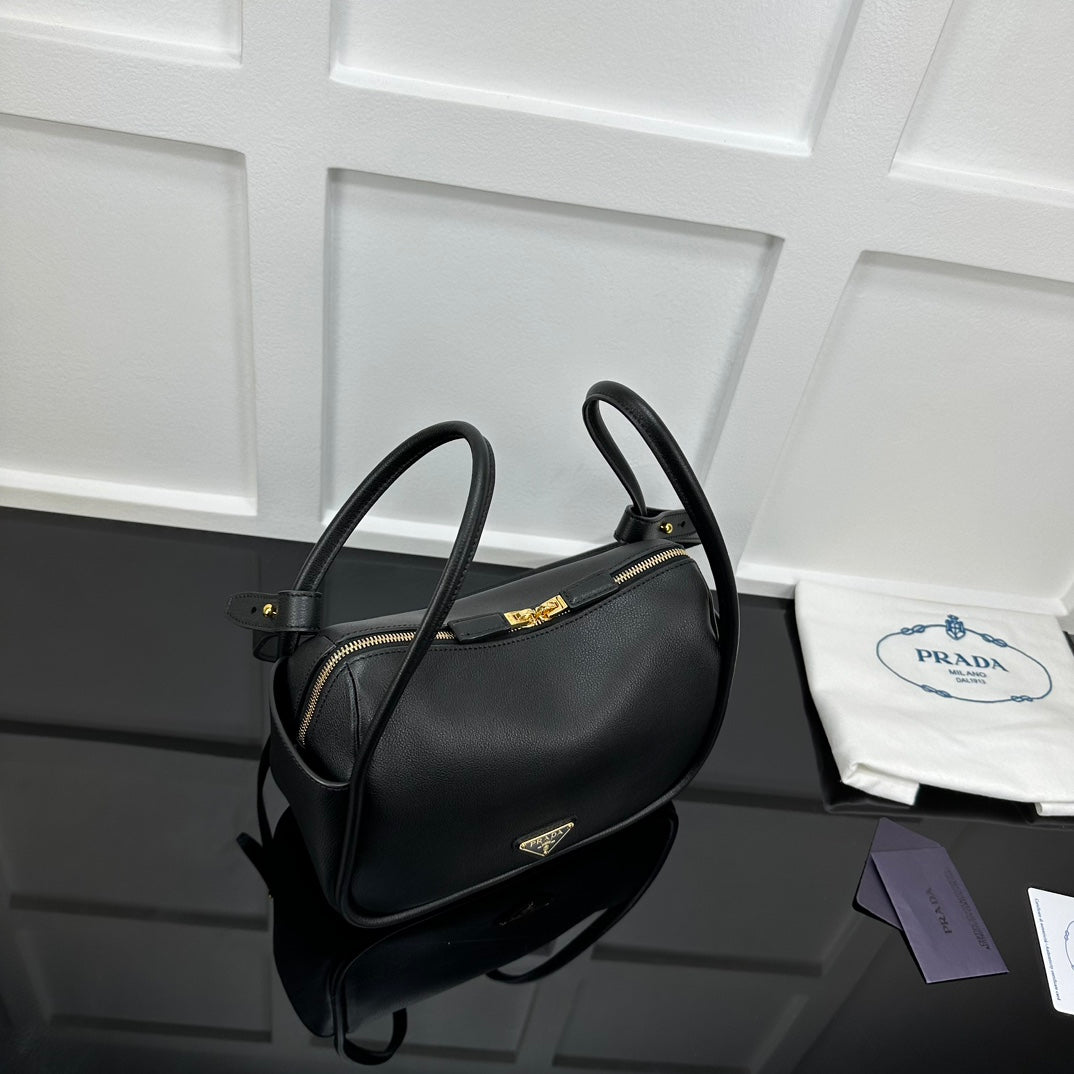 Prada 2026 Darling Soft Handbag 25cm Calfskin