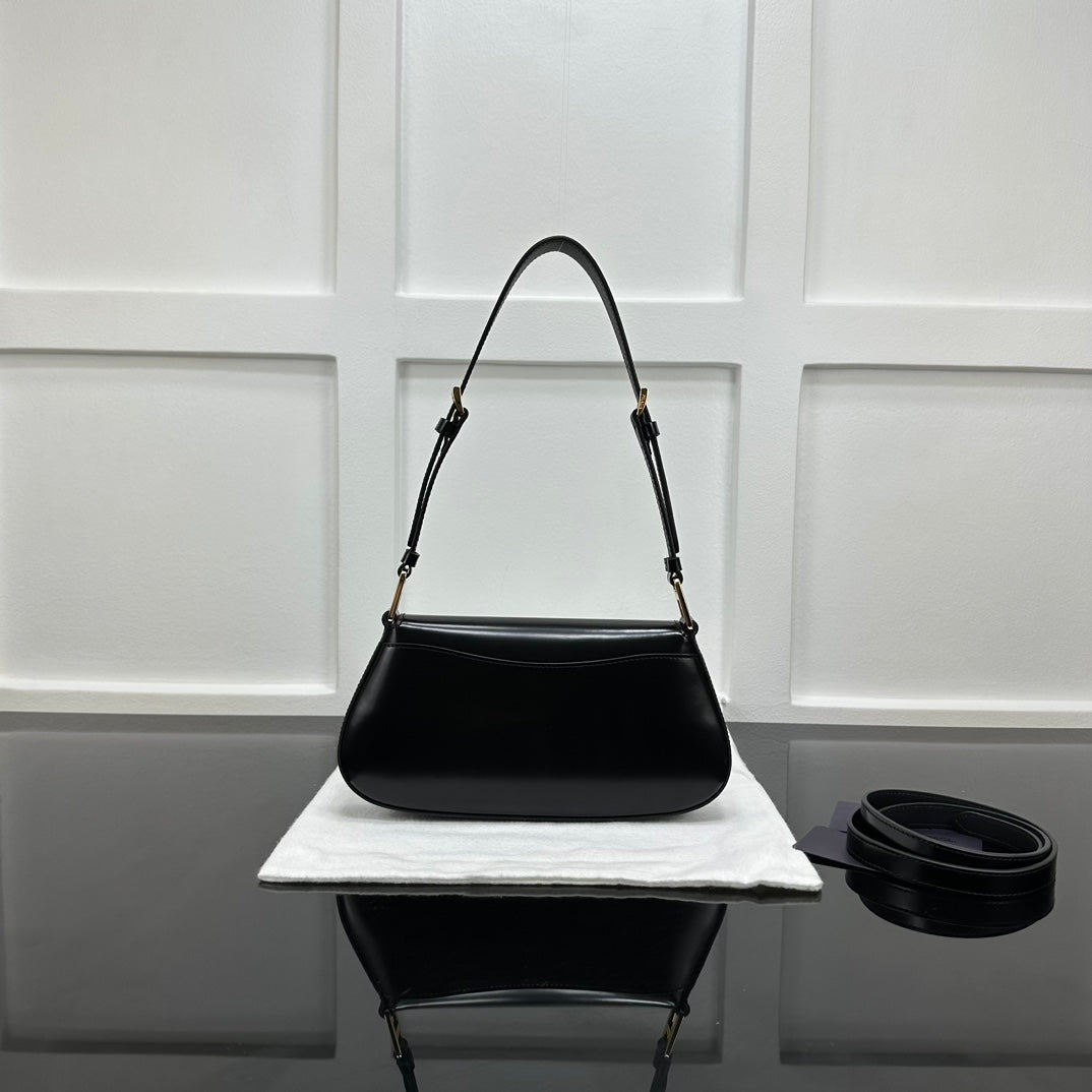 Prada 2026 Shoulder Bag 24cm Patent Leather