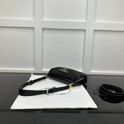 Prada 2026 Shoulder Bag 24cm Patent Leather