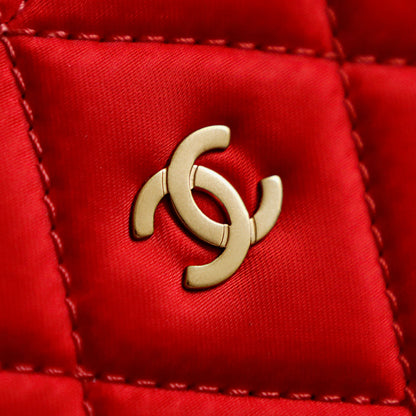 Chanel 2026 Bag 54cm Red Mix Colors Canvas Leather